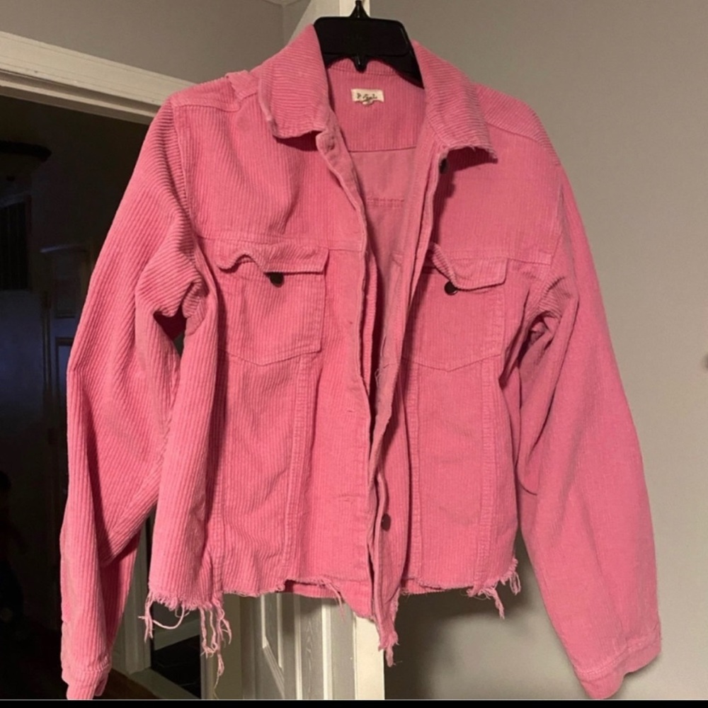 vici pink corduroy jacket